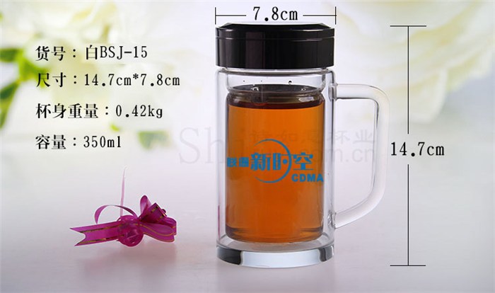 诗如意|双层玻璃杯|双层玻璃杯生产厂家