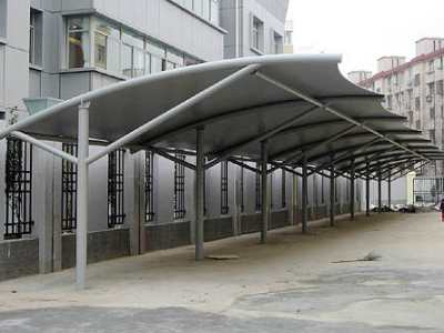 嘉佑建筑工程图 |双层彩钢板雨棚安装|双层彩钢板雨棚