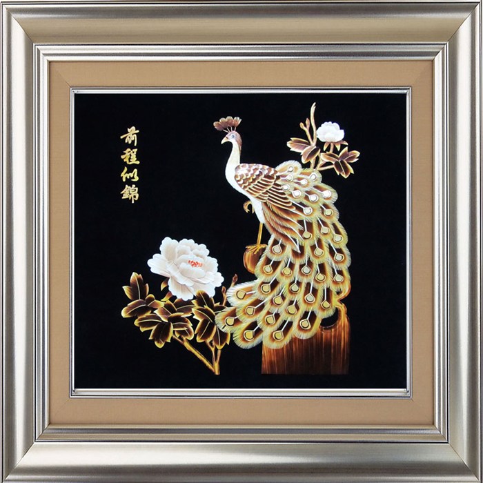 麦秆画工艺画既具有深厚的传统文化内涵,又极富现代装饰性和欣赏性