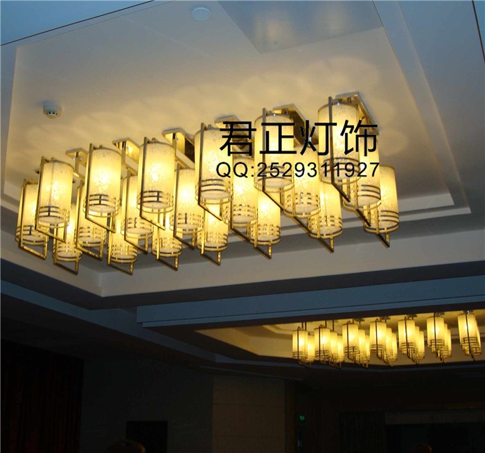 酒店灯具_君正灯饰_酒店灯具设计订制