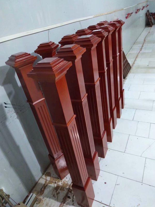 呼和浩特中式楼梯立柱批发-三众木制品物美价廉