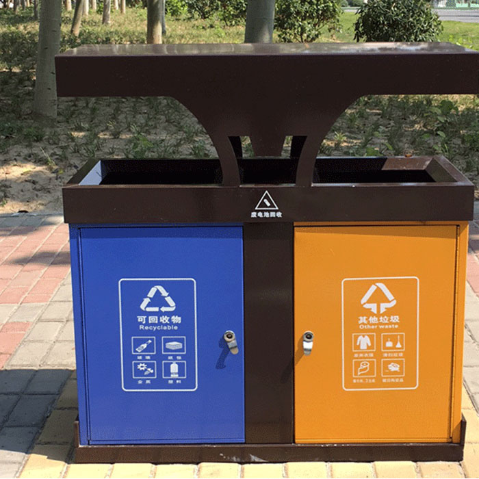 汉中垃圾桶-户外分类环保垃圾桶-【兰亭环保】质优价廉