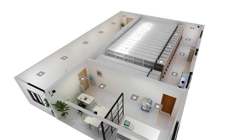 档案室-档案室智能密集架建设-钢亿智能(诚信商家)