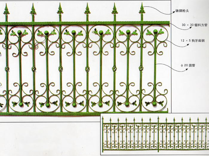 花園鐵藝護欄定製-宿遷花園鐵藝護欄-山東鴻門鐵藝(查看)
