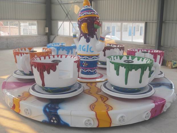 游乐设备旋转咖啡杯,强力新型游乐 已认证 ,旋转咖啡杯