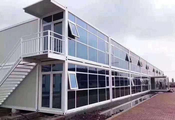 工地彩钢活动板房-贵通钢结构-唐山彩钢活动板房